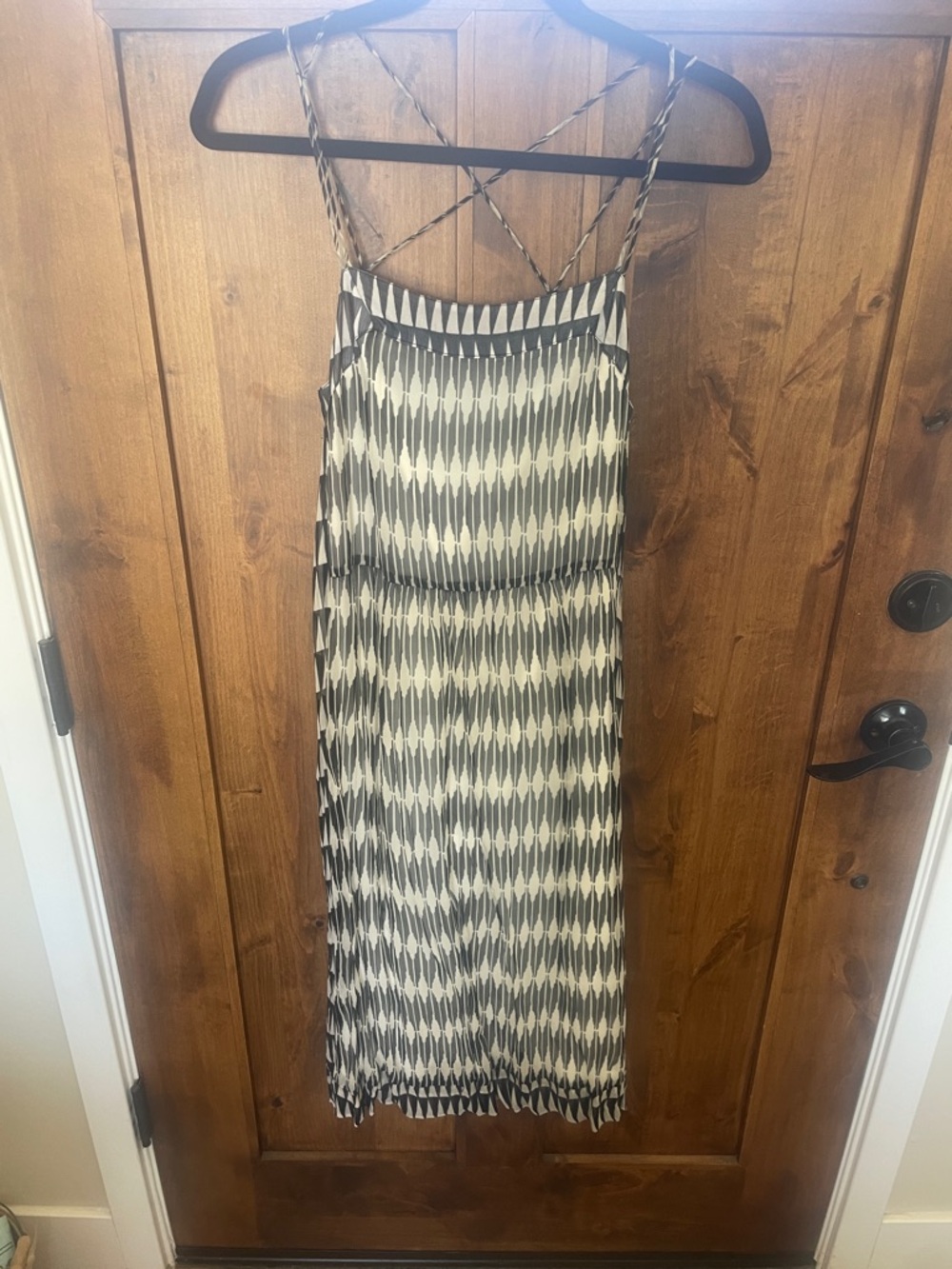 Lucky Brand Black and White Print Dress